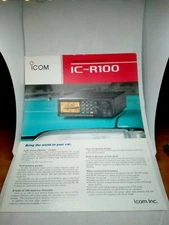 ICOM IC-100 BROCHURE ORIGINAL HF RADIO AMPLIFIER MAGAZINE VINTAGE VHF UHF 