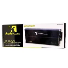 Kole Audio KP2500.5D 2500 Watt 5-Channel Class-D Compact Car Audio Amplifier Amp
