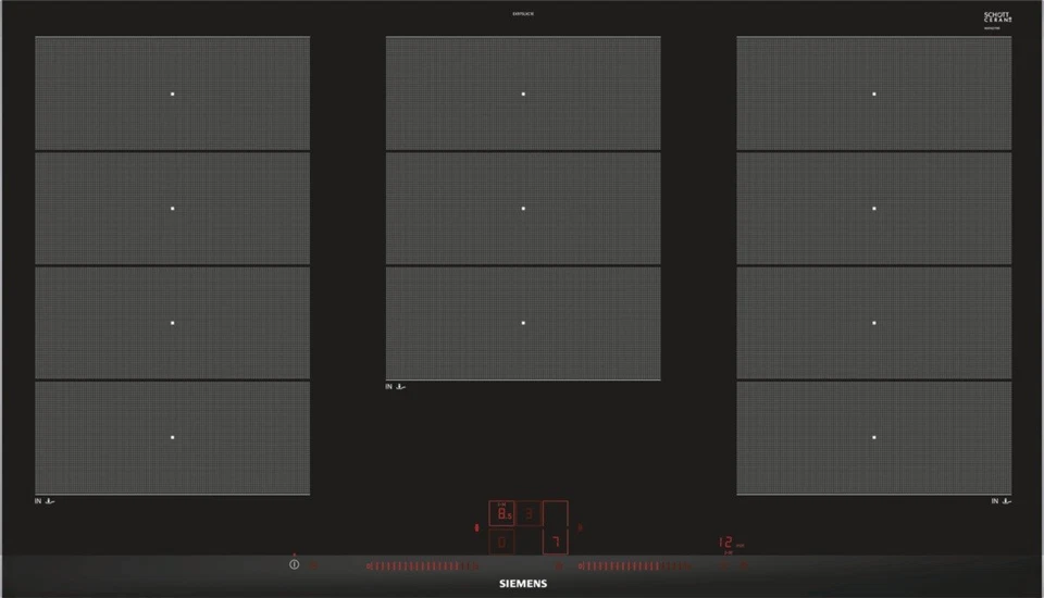 Siemens EX975LXC1E iQ700 Induktionskochstelle 90cm , Glaskeramik, Autark