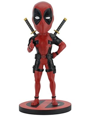 Neca Marvel Comics Head Knocker Bobble-Head Deadpool Classic 20 cm