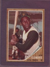 1962 Topps Roberto Clemente #10 HOF Pittsburgh Pirates NM-MT BEAUTY!