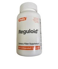 Rugby REGULOID Unbanded Capsule Fiber Laxative Dietary Fiber Supplement 160 Pack