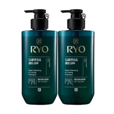 2X New Upgrade Ryo Oily Scalp Deep Cleansing Cooling Shampoo 480ml Korean