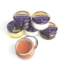 Saphir Shoe Creme 50ml Jar - Multiple Colors - Authorized USA Reseller