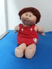 Vintage Cabbage Patch Doll 1978 1982 Signed Xavier Roberts Brown Hair Blue Eyes