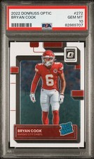 2022 DONRUSS OPTIC BRYAN COOK RATED ROOKIE CARD CHIEFS #272 RC - PSA 10 POP 3 ?. rookie card picture