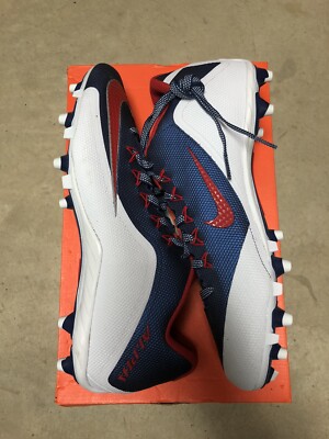 Nike Alpha Pro 2 Low TD Size 14 Navy Texans 729445-413 NFL Football Cleats