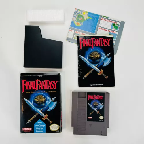 Final Fantasy - Nintendo NES, 1990 Complete in Box with Map CIB Free Shipping!