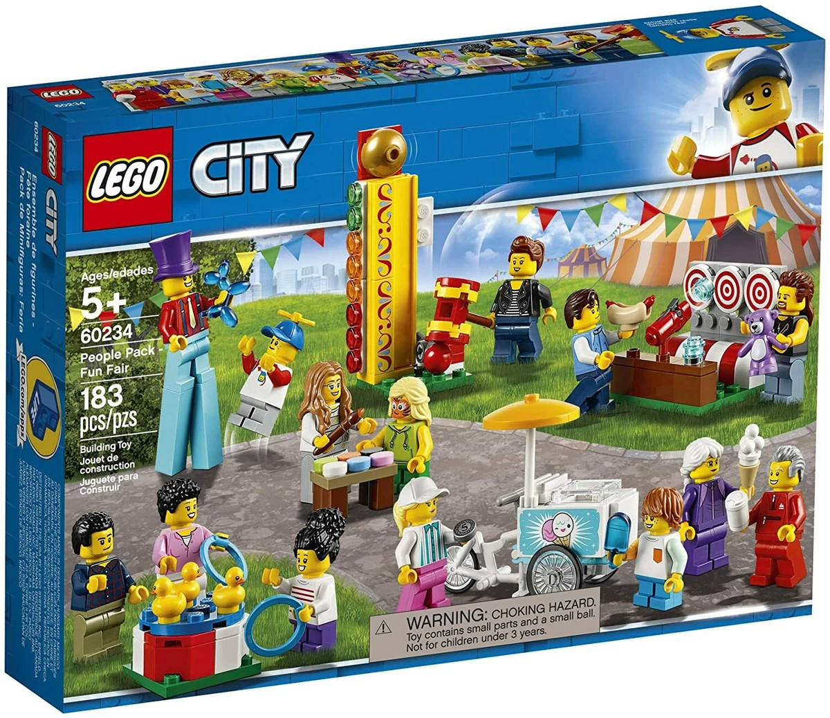 Lego City Town 60234 PEOPLE PACK FUN FAIR Carnival Party Circus