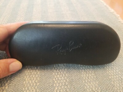 Ray-Ban Hard Clam Shell Eye Glasses Sunglasses Case Black w  display picture 1