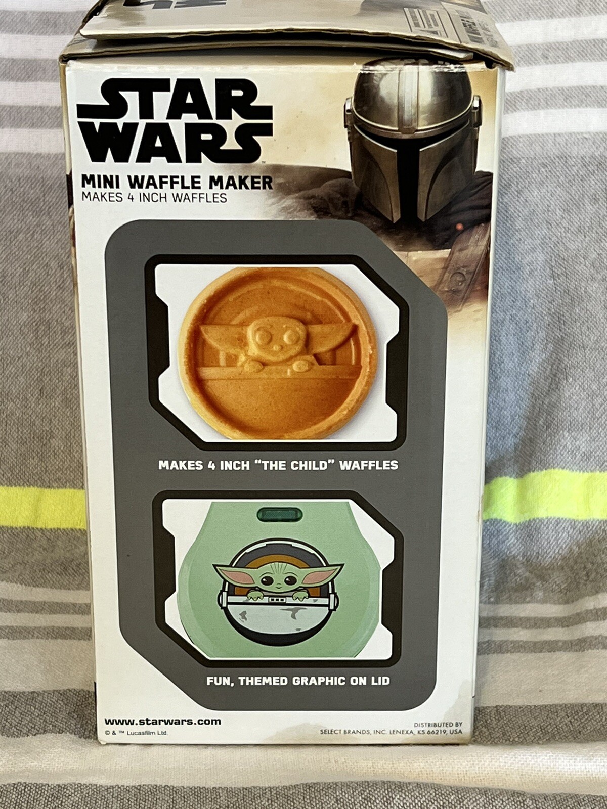 Disney The Mandalorian Star Wars Baby Yoda Waffle Maker, Preowned eBay