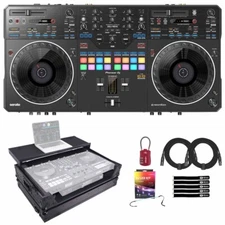 Pioneer DDJ-REV5 2-Channel Rekordbox Serato DJ Controller w Black Laptop Case...