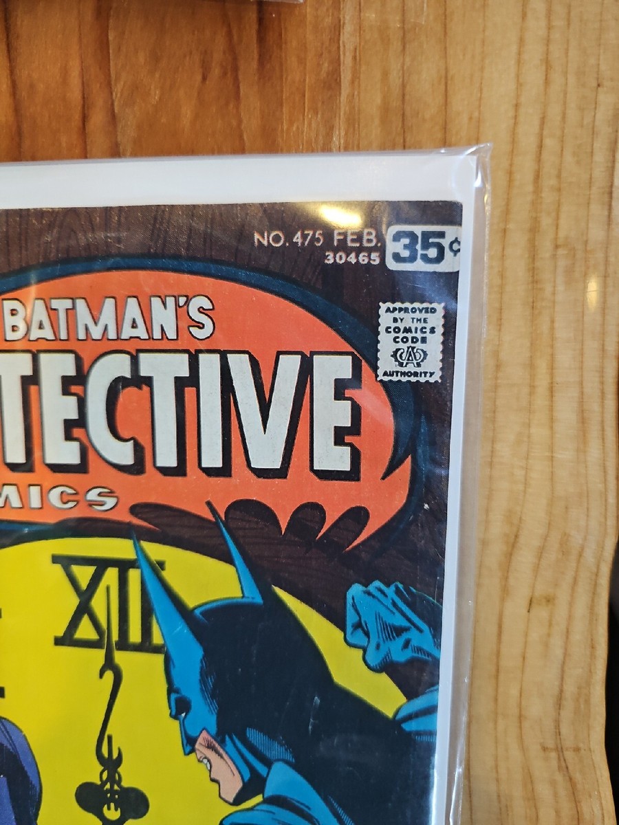 Detective Comics #475 (F-) DC 1978 Batman/Joker - Marshall Rogers