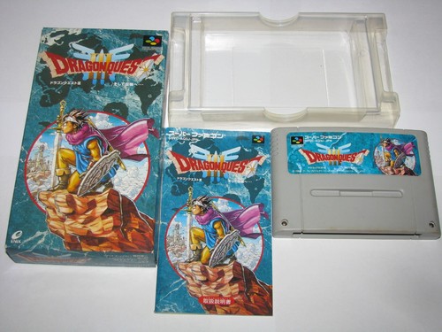 Dragon Quest III 3 Super Famicom SFC Japan import +Box Manual US Seller - Picture 1 of 12
