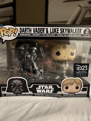 D23 Exclusive 2024 Funko Pop! Darth Vader And Luke Skywalker | eBay