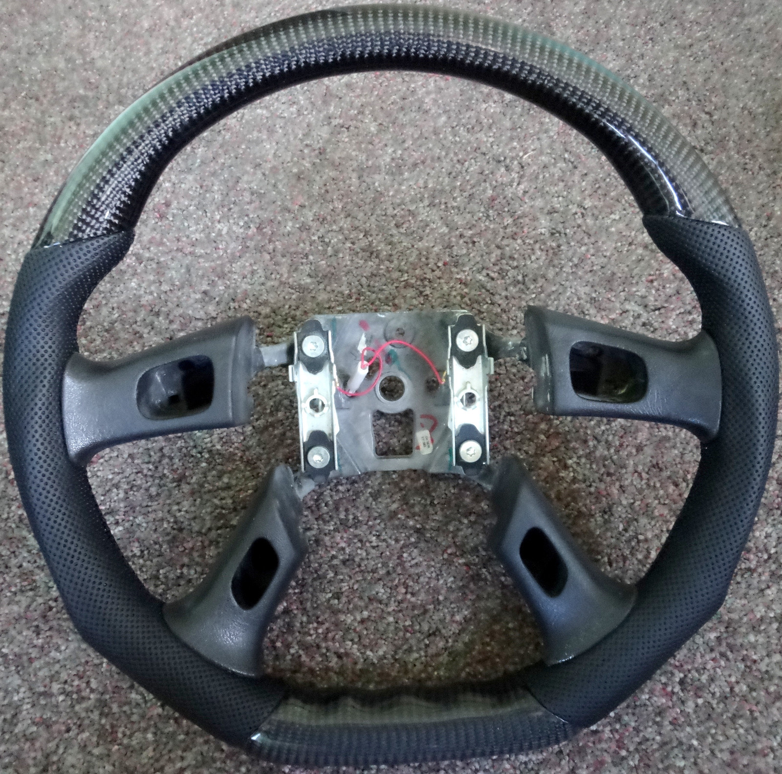 2014 JEEP WRANGLER Ferrari Racing Design Real Carbon Fiber  Steering Wheel