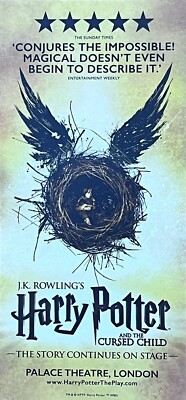 HARRY POTTER UND DAS VERFLUCHTE KIND AUSKLAPPBARER THEATERFLYER - JR ROWLING
