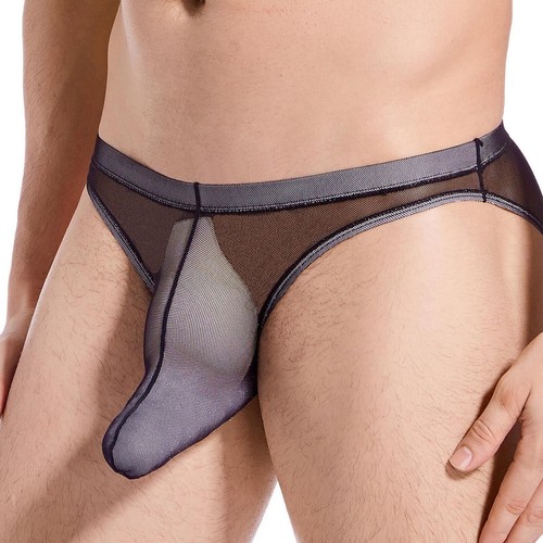 Men Briefs Underwear Elephant Nose Sexy See-through Panties Underpants Mesh - Picture 11 of 16