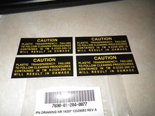 HMMWV Aufkleber für X-Doors, original, M998, US ARMY Set mit 4 Stück 