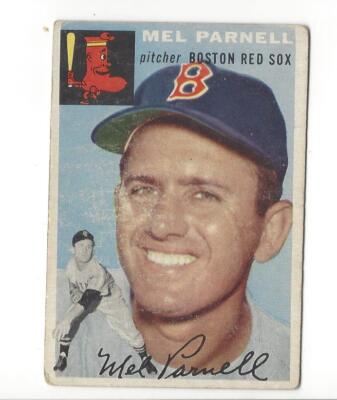 1954 Topps #40 Mel Parnell Red Sox - VG