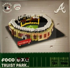 Atlanta Braves BRXLZ  Truist Park Stadium 3-D Construction Block Set