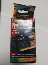 WALGREENS 35mm Camera W/ Flash Studio 35 Preloaded 400 Speed SEALED F/S