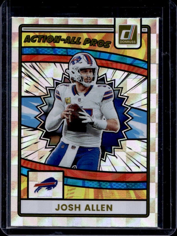2025 Panini Donruss Josh Allen Action All-Pros #AAP-JAL Bills