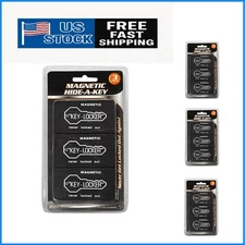Precision Formed 3-Piece Magnetic Key Hider - Reliable & Stylish Home Access