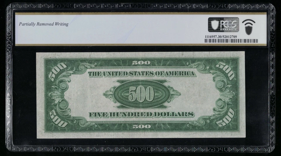 SC 1934A $500 Chicago, IL FRN Fr.2202-G PCGS 30 Nice VF! (534A) - Image 2 of 3