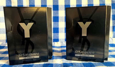 2X  YSL ~ Y LE PARFUM ~ SPRAY BY YVES SAINT LAURENT 0.04 FL OZ / 1.2 ML Travel