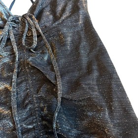 For Love & Lemons Skivvies Spaghetti Strap Sparkle Mini Dress Nightie Sz Small