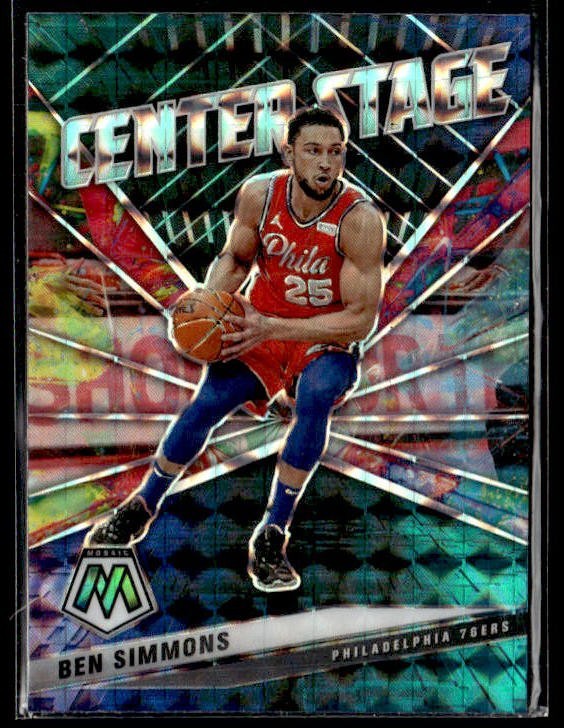 L57,550 - 2020-21 Panini Mosaic Center Stage #30 Ben Simmons