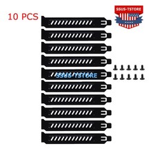 10PCS Vented PCI Slot Covers Metal Dust Filter Expansion Plates for ATX MATX Cas