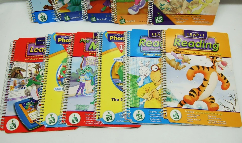 10 cartuchos de juego Leapfrog LeapPad con lote de libros ¡Súper bonitos! ¡Aprendizaje! Foto 2 de 4