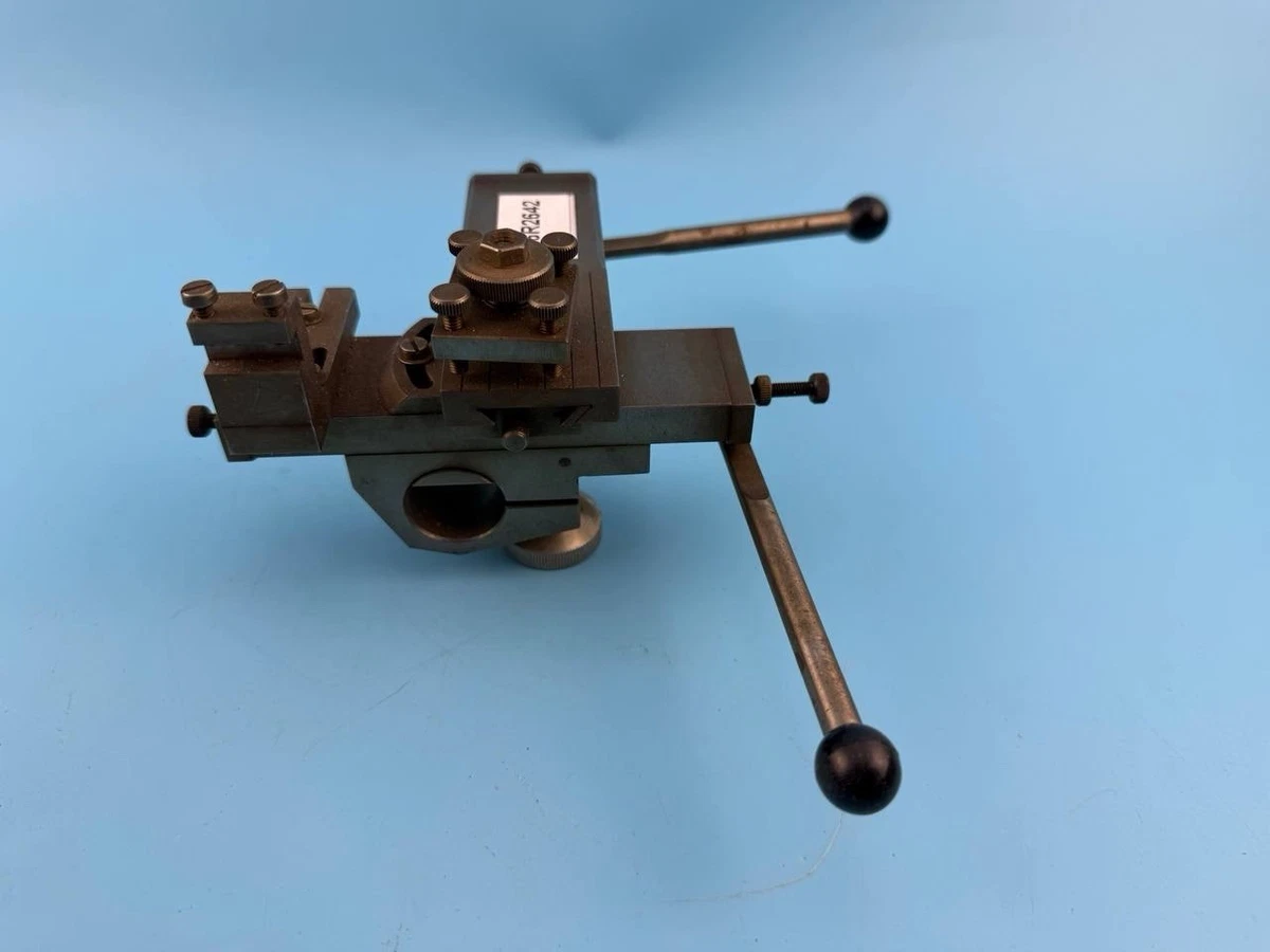 Watchmakers Andra Lathe 25 Mm Bed Lever Cross Slide Germany