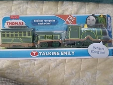 Thomas & Friends Motorized Train TALKING EMILY  Battery-Powered Engine NEW