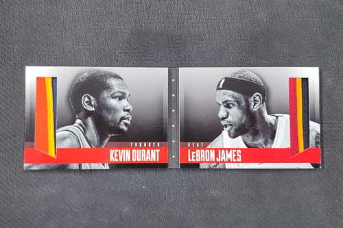 2013-14 Panini Preferred Kevin Durant LeBron James One on One Rivalry Patch /25