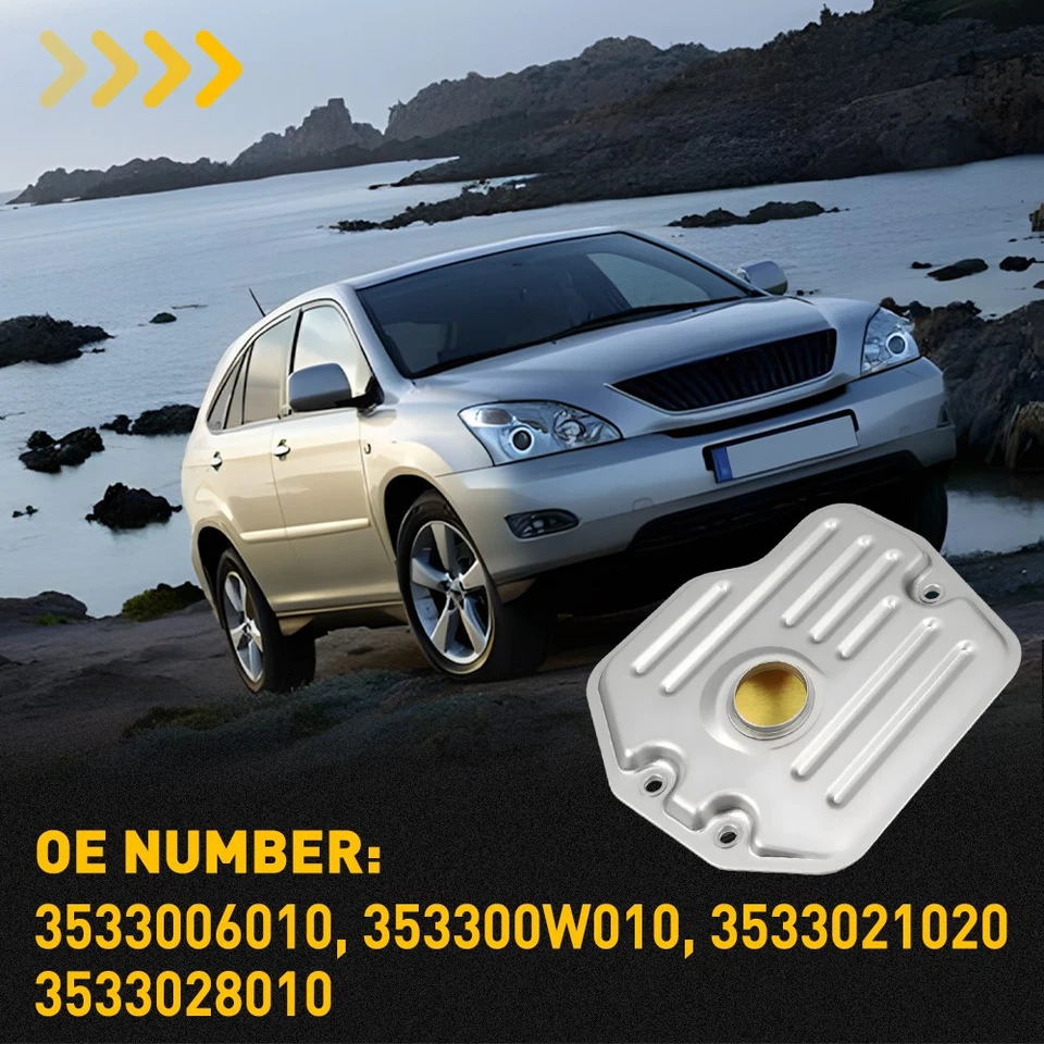 Transmission Filter With Pan Gasket Kit Set For TOYOTA SCION LEXUS 35330-06010 - Image 2 of 4