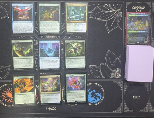 TMNT Magic the Gathering Commander Deck - Mikey & Donnie, EDH, Simic W/ Deck Box - Picture 6 of 9