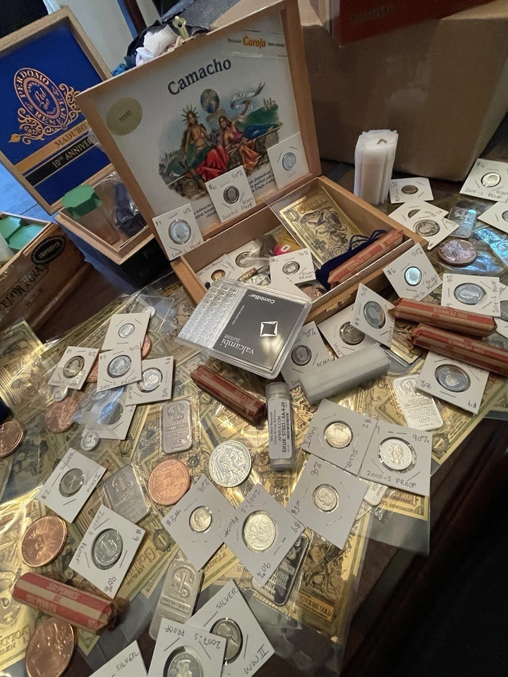 ESTATE COIN TREASURE CHEST! Gold & Silver Coins NGC, PCGS, Bars, Rounds & Bills$ - Image 2 of 4