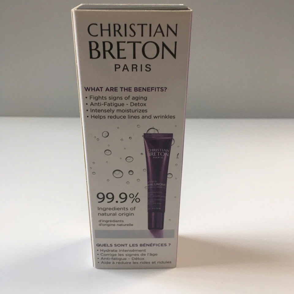 Christian Breton - EYE PRIORITY - Crema de ojos hialurónica intensa 3X 0,45 oz - Nueva en caja Foto 3 de 4