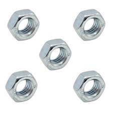 5pcs M8-1.25 Stainless Steel Metric Hex Nuts M8 Coarse Thread