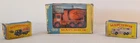 Vintage Matchbox Lesney No.15 Refuse Truck No.66 Greyhound Bus K-13 Cement Mixer