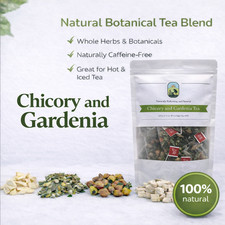 Chicory and Gardenia Herbal Tea Detox Wellness Liver and Kidney Support 30 Bags