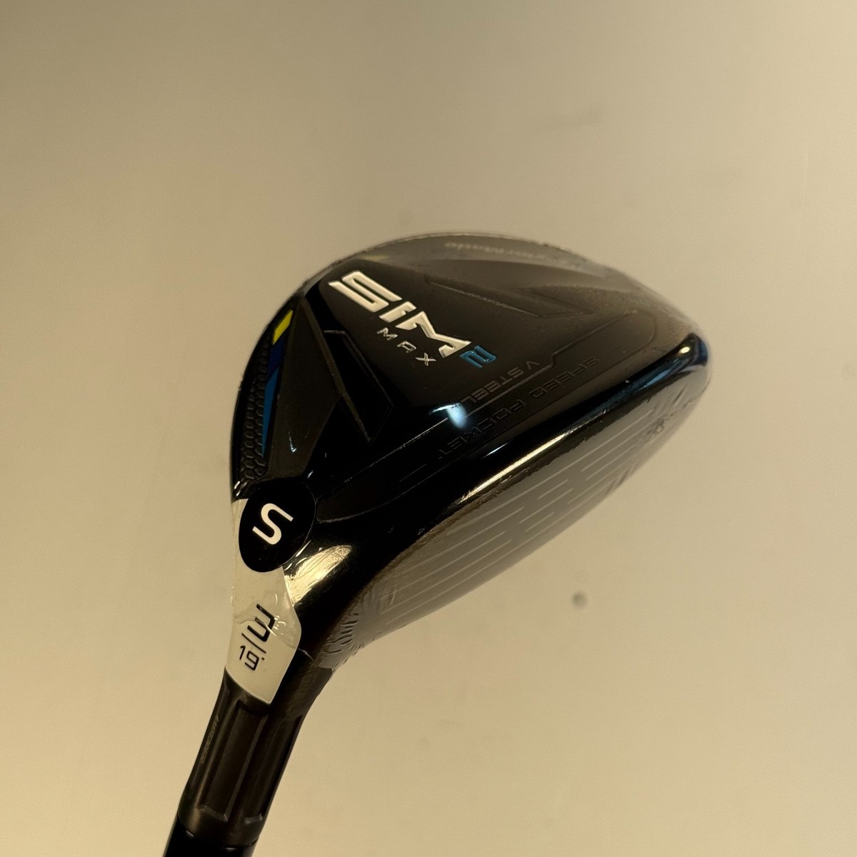 TaylorMade SIM 2 Rescue, Grafite Rigida, da uomo, 4-22 gradi, Nero