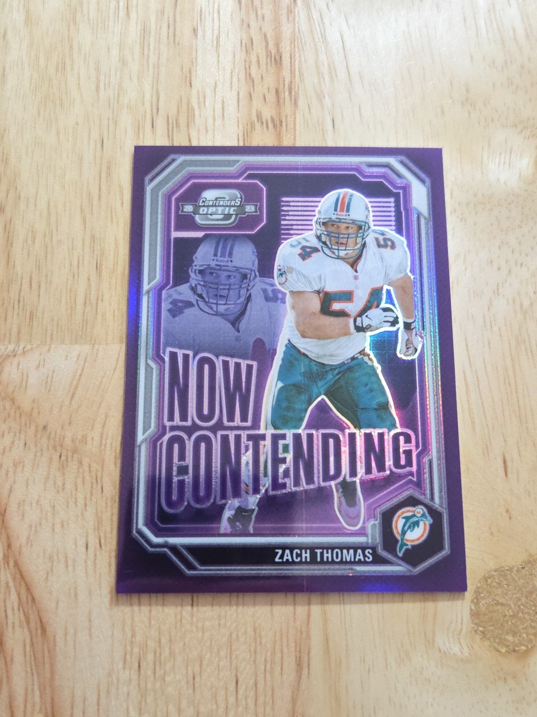 2023 Contenders Optic ZACH THOMAS Now Contending #NC-ZTS Dolphins CASE HIT SSP