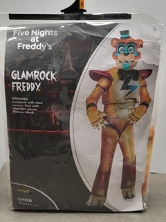 Kids Glamrock Freddy Costume Five Nights at Freddy's Child Small 4 6 Read