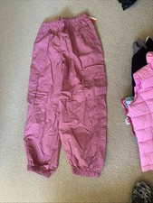 Leichte Cargohose Mädchen rosa Baumwolle 11 Jahre neu mit Etikett