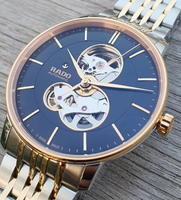 Rado Herren/Unisex Uhr Coupole Classic Open Heart Ref. R22894163 New Full Set