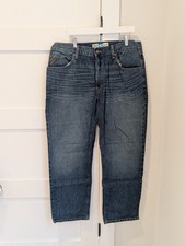 Ariat M2 Relaxed Low Rise 38x30 Blue Denim Jeans EUC